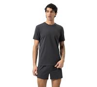 Mey Regular Fit T-Shirt Rundhals dunkelgrau, Einfarbig