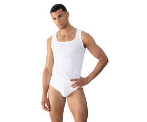 Mey Herren Tanktop Baumwolle Serie RE:Think Rib | Körpernahe Passform, Rundhalsausschnitt, Breite Träger, Rib, Bio-Baumwolle, Gr. S-XXL