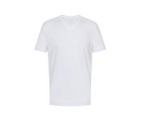 Hybrid T-Shirt weiss Stoff 1: 57% Baumwolle, 38% Polyester, 5% Elasthan Stoff 2: 87% Polyester, 8% Elasthan, 5% Polyamid