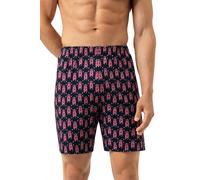 Mey Kurze Schlafhose yacht blue, Gemustert