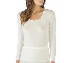 MEY Langarmshirt EXQUISITE weiss creme | 46