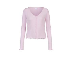 MEY Langarmshirt POINTELLE DREAMS soft pink rosa | L