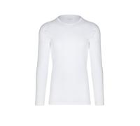 Langarmshirt MEY "Casual Cotton (K)", Herren, Gr. XL, weiß, Feinripp, Obermaterial: 100% Baumwolle, körpernah hüftlang, Rundhals, Shirts, Elastischer Halsabschluss (53764762-XL) weiß