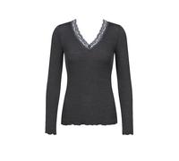Mey Tagwäsche Serie Wool Expressive Damen Homewear-Oberteile Thunder Grey (XS)