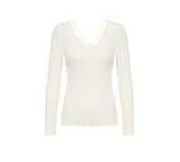 MEY Langarmshirt WOOL EXPRESSIVE oatmilk rosa | L