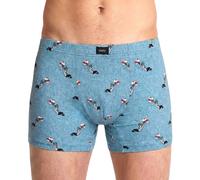 Mey Long Shorty Hellblau mit Muster
