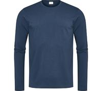 Mey Longsleeve Herren Rundhals Baumwolle blau, 7 (XL)