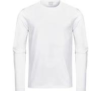 Mey Longsleeve Herren Rundhals Baumwolle weiß, 4 (S)