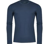 Mey Longsleeve Herren Rundhals Mikrofaser blau, 4XL