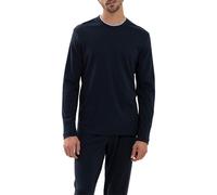 Mey Longsleeve Herren Rundhals Mikrofaser blau, 7 (XL)