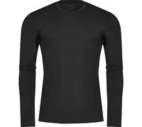Mey Longsleeve Herren Rundhals Mikrofaser schwarz, 8 (XXL)