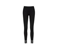 mey Damen Leggings Serie Wool Love, schwarz, Gr. L/XL
