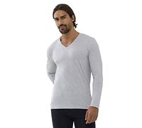 Mey Loungewear Serie Dry Cotton Colour Herren Homewear Shirts Light Grey Melange (S)