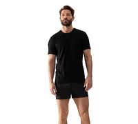 Mey Das Drunterhemd Regular Fit T-Shirt Rundhals schwarz, Einfarbig