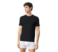 Mey Hybrid T-Shirt Herren Rundhals 1/2 Arm Mikrofaser Schwarz (M)