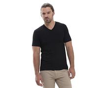 Hybrid T-Shirt schwarz Stoff 1: 57% Baumwolle, 38% Polyester, 5% Elasthan Stoff 2: 87% Polyester, 8% Elasthan, 5% Polyamid