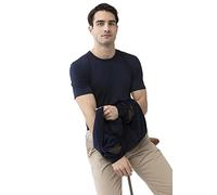 Mey Loungewear Serie Hybrid T-Shirt Herren Shirts 1/2 Arm Yacht Blue (XL)