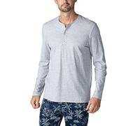 Mey Loungewear Serie Ringwood Herren Homewear Shirts Light Grey Melange (L)