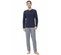 Mey Ringwood Regular Fit Longsleeve dunkelblau, Einfarbig