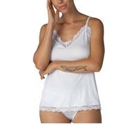 Mey Luise Spaghetti Top Weiß Modal 42 Damen