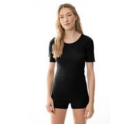 Mey Merinowolle T-Shirt "Wool Love" Schwarz L/XL