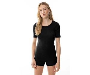 Mey Merinowolle T-Shirt "Wool Love" Schwarz L/XL