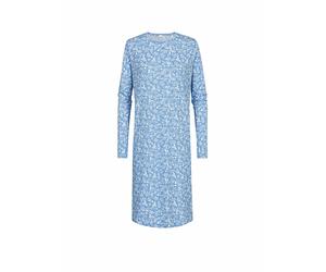 MEY Nachthemd - Sleepshirt FLOWER MEADOW blue silk hellblau | 42