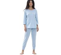 Mey Nachtwäsche Serie Emelie Damen Schlafanzüge 7/8 Dream Blue 3XL(48)