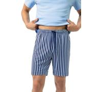 Mey Kurze Schlafhose Night Graphic Stripes Far Blue XXL