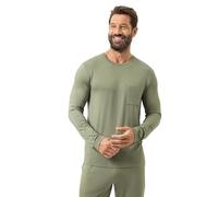 T-Shirt langarm Serie Jefferson Faded Olive grün M