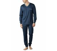 Meyer Hosen Pyjama lang Anzug lang 48 blau