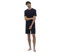 Mey T-Shirt Herren Rundhals Mikrofaser blau, 7 (XL)