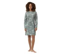Nachthemd langarm Serie Painted Paisley Dusty Teal grün 46