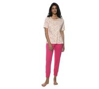 Mey Nachtwäsche Serie Petites Fleurs Damen Schlafanzüge 7/8 Pistachio Cream 3XL(48)