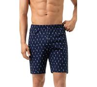 Mey Kurze Schlafhose yacht blue, Gemustert