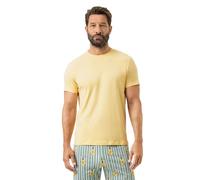 Mey Regular Fit T-Shirt Rundhals gelb, Einfarbig