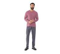 Mey Nachtwäsche Serie Rose Stripe Herren Schlafanzüge lang Rose Dust XL(XL)