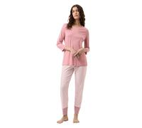 Mey Pyjama Serie Simple Stripes Bridal Rose Pink – Damen – Größe 42