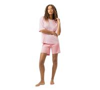 Kurzer Pyjama Serie Simple Stripes Bridal Rose pink 46