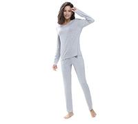 Mey Nachtwäsche Serie Sleepy & Easy Damen Yoga Pants Hellgrau-Melange XL(44)