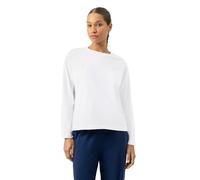 Mey Schlafanzug-Oberteil Solid Love Damen Langarmshirt Weiß S