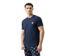 Mey Regular Fit T-Shirt Rundhals yacht blue, Einfarbig