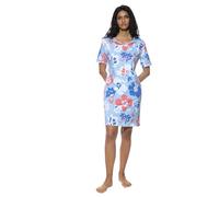 Mey Nachtwäsche Serie Springrose Damen Nachthemden Blue Paradise M(40)