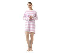 Mey Damen-Nachthemd Streaked Lines langarm Soft Pink XL