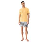 Mey Nachtwäsche Serie Sun Stripes Herren Schlafanzüge kurz Pale Sun M(M)