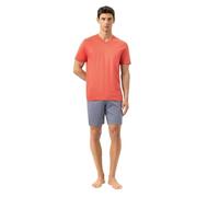 Mey Nachtwäsche Serie Tie Geo Herren Schlafanzüge kurz Coral Island (XXL)