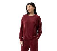 Mey Pyjama-Shirt aus Samt Damen bordeaux, L