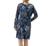 Nachthemd langarm Serie Nostalgia Deep Marine blau 42