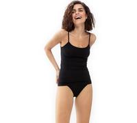 Mey Organic Spaghetti Top Bio-Baumwolle Schwarz 46