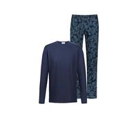 Anzug lang Serie Dark Leaves Yacht Blue blau XXL